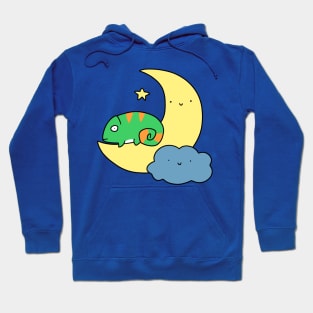 Crescent Moon Chameleon Hoodie